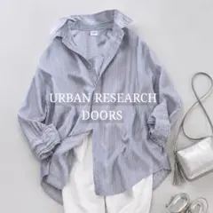 ✱25SS✱ 【美品】URBAN RESEARCH DOORSストライプシャツのサムネイル