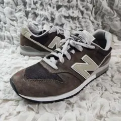 美品 ニューバランス CM996SHB ブラウン スニーカー