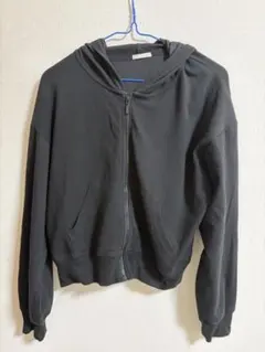 GU UVカット　フルジップ パーカー XL ブラック