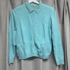 水色カーディガン UNIQLO+INES DE LA FRESSANGE