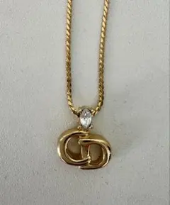 Christian Dior CDロゴ ネックレス ヴィンテージ
