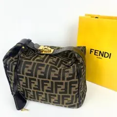美品 FENDI フェンディ ズッカ バニティバッグ FF金具 保存袋付きのサムネイル