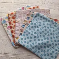 ６重ガーゼハンカチ　５枚セット