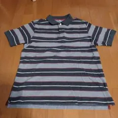 ★UNIQLO★ボーダー★ポロシャツ★L★