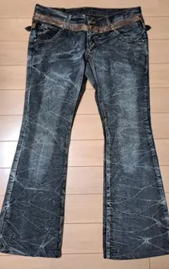 00s Tornado Mart Python Flare Jeans - メルカリ