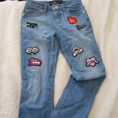 Jennii JENNIE ワッペン パッチワーク デニム