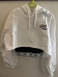 PINKHUNT パーカー ショート丈 重ね着 130