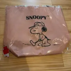 新品未使用　SNOOPY ビッグトートバッグ ピンクのサムネイル