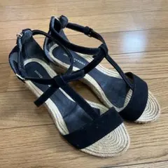 UNITED ARROWS ブラック エスパドリーユサンダル