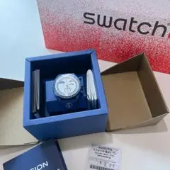 希少品 Swatch×OMEGA MoonSwatch 保証書 UVライト付き 2025年最新】swatch 付属品：箱 手巻き時計の人気アイテム