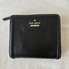 kate spade ブラック 二つ折り財布