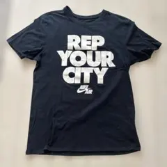 NIKE サイズL ナイキ　ブラック　プリントTシャツ