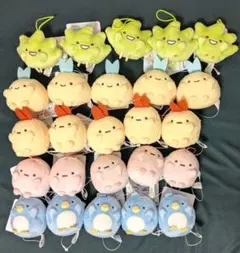 すみっコぐらし　ばんざいゴムひも付き　マスコット　25点セット