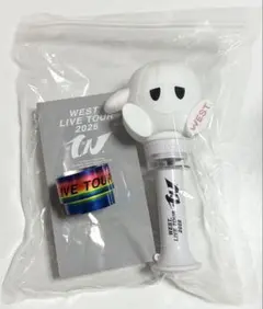 WEST. LIVE TOUR 2026 むにむにペンライト 唯一無二 銀テ付き - メルカリ