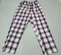 【最終値下げ】GLOBAL WORK チェック柄 ロングパンツ 140cmのサムネイル