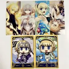 FGO 最終再臨展 編成画面風カード コレクションカード ジャンヌ・ダルク 6点