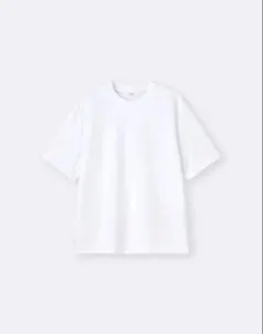 新品未使用 GU ドライポンチT（5分袖） ホワイトSのサムネイル