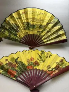 中国画 扇子 仙人図 舟 骨董品 - メルカリ