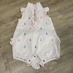 ラルフローレン ベビー フリル袖 ロンパース 3M・60cm