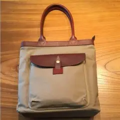 フラップトートバッグ