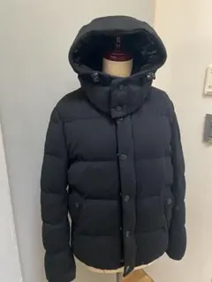 ナノユニバース ✖︎ 西川ダウン コラボ ダウン ジャケット ウール ブラック