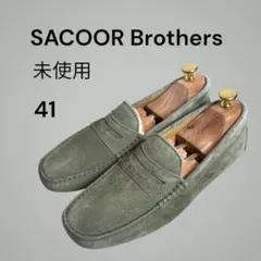 SACOOR Brothers スエード ローファー 41 ドライビングシューズ