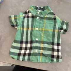 【美品】バーバリーチェック柄シャツ