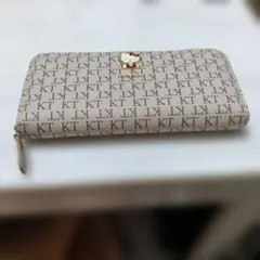 Hello Kitty 総柄 ラウンドファスナー 長財布