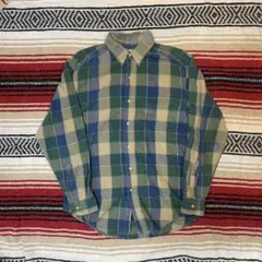90s L.L.bean チェックネルシャツ　vintage アウトドアオンブレ