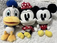 ミッキー　ミニー　ドナルド ぬいぐるみセット　スーパードゥーパージャンピンタイム