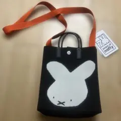 新品タグ付き　Miffy70周年　ニットバック　黒　フェイスアップのサムネイル