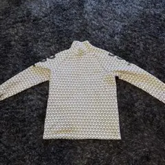 PGG 幾何学(クリスマスツリー)模様 ハイネックシャツ