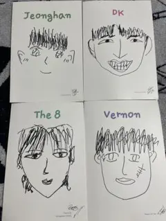 dicon SEVENTEEN 似顔絵　2019スケジュール　メモ帳