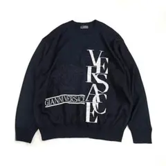 美品✨VERSACE ヴェルサーチ スウェット メデューサ ブラック 2XL VERSACE ヴェルサーチェ メデューサ スウェットシャツ*ブラック