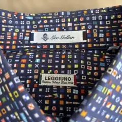 新品未使用 Gee Gellan ジーゲラン イタリア生 地総柄 長袖シャツ