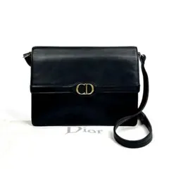 【美品】ディオール　ショルダーバッグ　2way　CD　トロッター　レザー　黒色のサムネイル