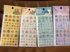 ドロップブロックシール 4枚 たまごっち スヌーピー パワーパフガールズ 他 ①