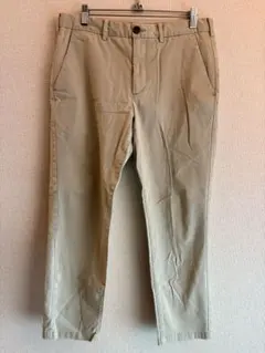 ジーユー ストレッチスリムチノ チノパン　298119 ベージュ W79 GU