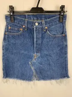 リーバイス501デニムのリメイクスカート