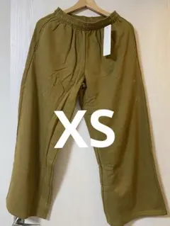 スウェット ワイドパンツ