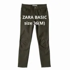 ZARA BASIC. Z1975DENIM ストレッチスキニーパンツ カーキ