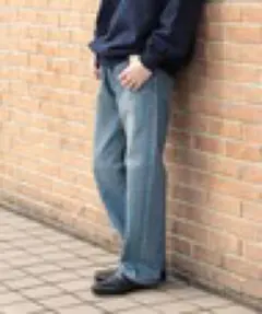 BEAMS HEART ビームス ルーズ ストレート デニム パンツ