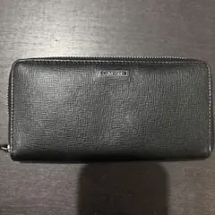 Calvin Klein 長財布 ラウンドファスナー ブラック