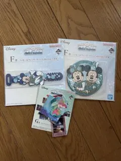 一番くじ ディズニー F賞ラバーG賞ステッカー3点セットのサムネイル