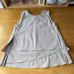 AZUL by moussy ベージュ ノースリーブチュニック Sサイズ