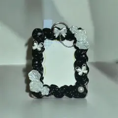 ホイップデコ　黒　カードケース　キーホルダー