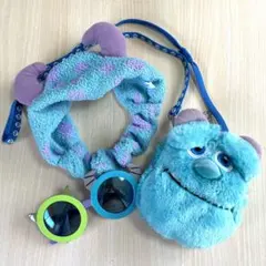 モンスターズインク　サリー　パスケース　ヘアバンド　サングラス