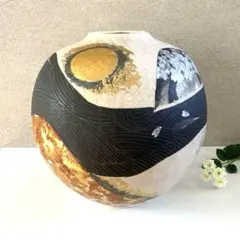 木村芳郎 壺 花瓶 陶器 共箱付き 青釉 壺 - メルカリ