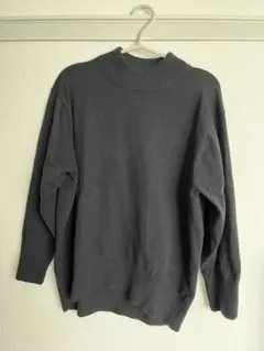 無印 ハイネック セーター L ブラック