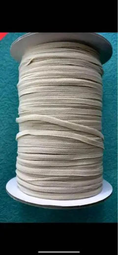 ウーリースピンテープ　マスクゴムひも　ベージュ　5m